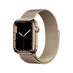 Apple Watch Series 7 Stainless Steel Case with Milanese Loop (GPS + Cellular)