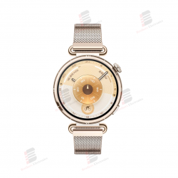 Huawei GT6 GPS + Wifi Smartwatch, 41 mm Stainless Steel Case with Gold Milanese Strap