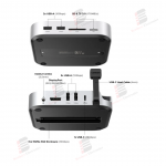 Ugreen Mac Mini M4/M4 Pro Docking Station with Stand DP Hub